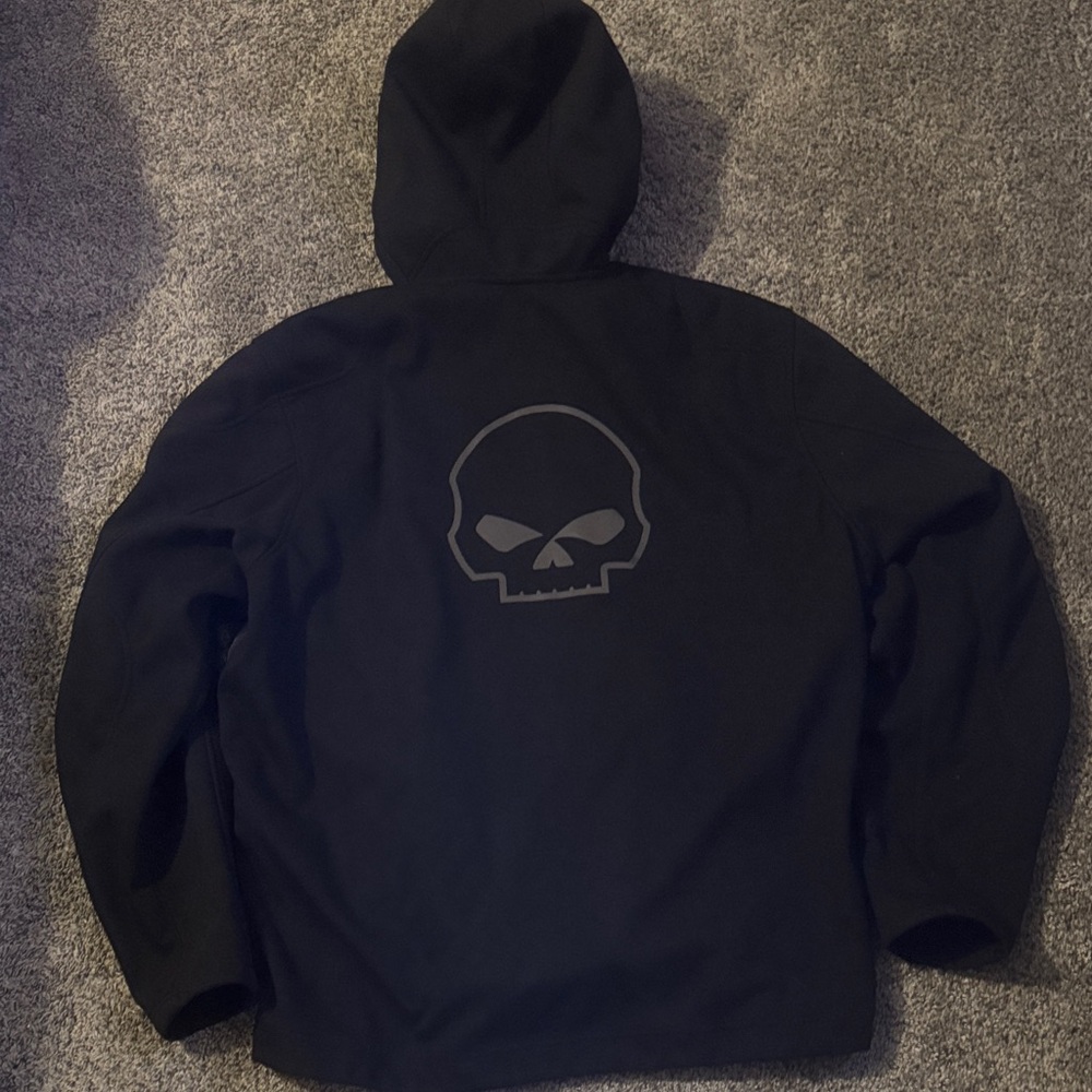 Harley-Davidson Black Performance Jacket with Skull Design
